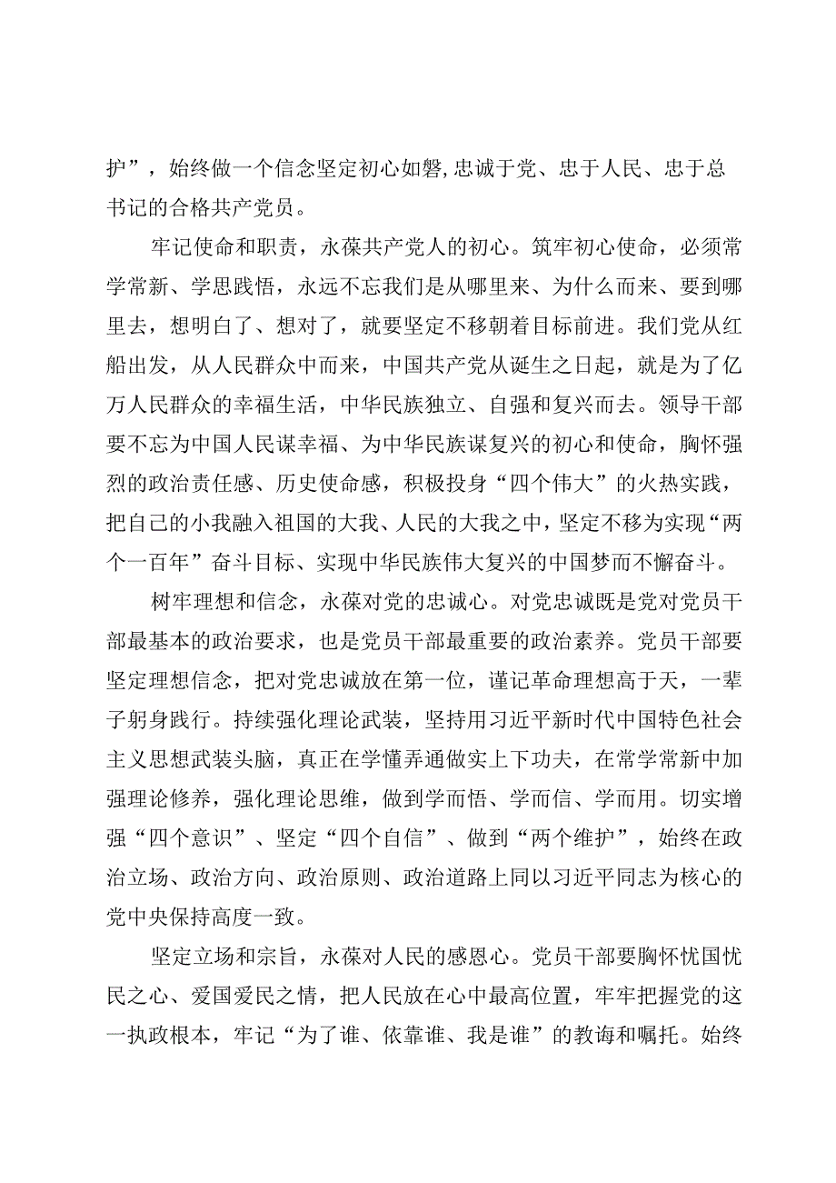 2023开展主题教育党性大讨论研讨心得交流发言10篇.docx_第2页