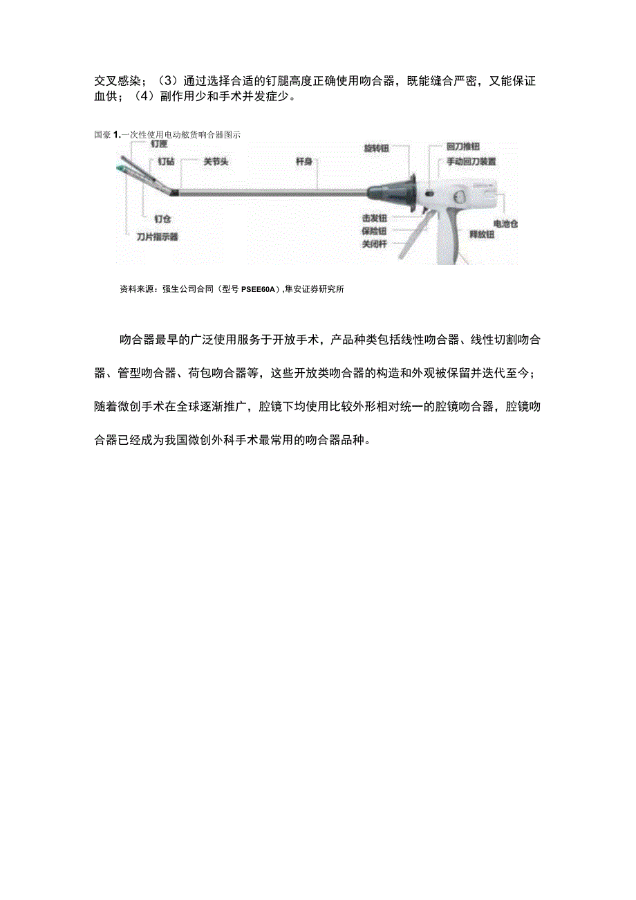 吻合器医疗器械行业分析报告.docx_第3页