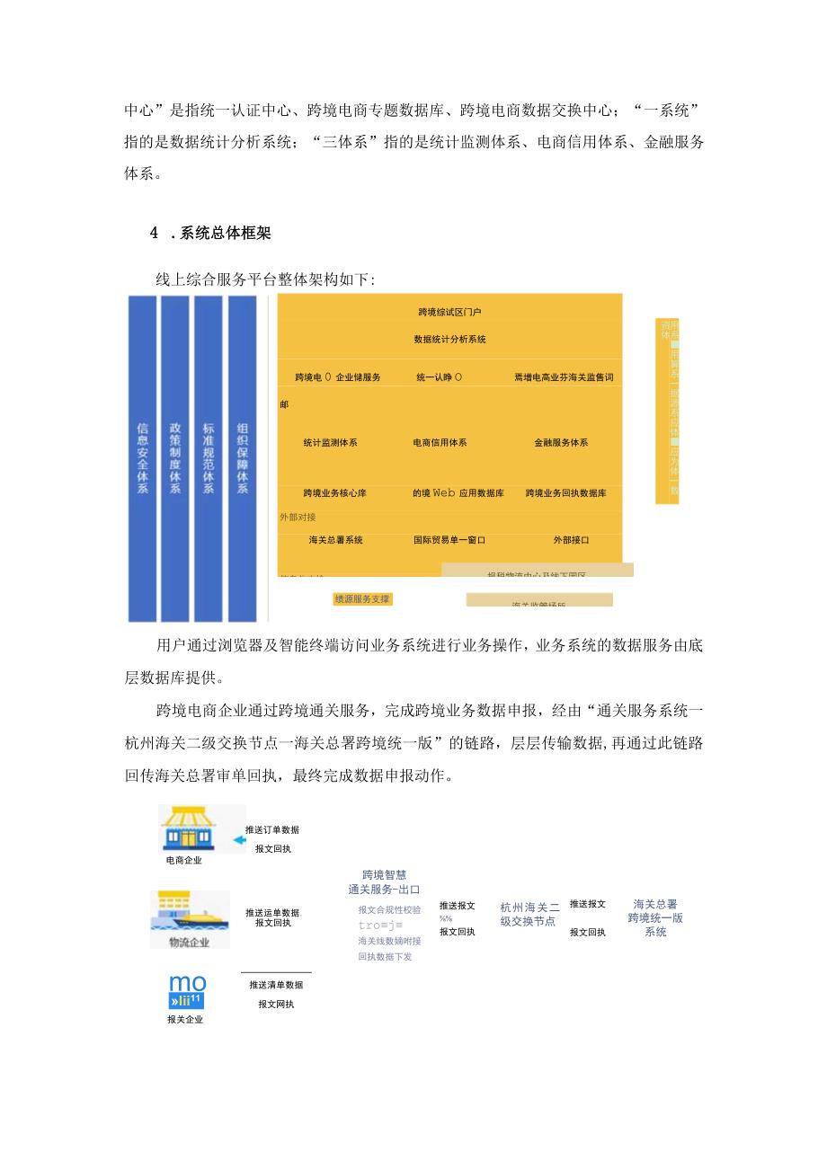 XX跨境电商综试区线上综合服务平台项目建设需求说明.docx_第3页