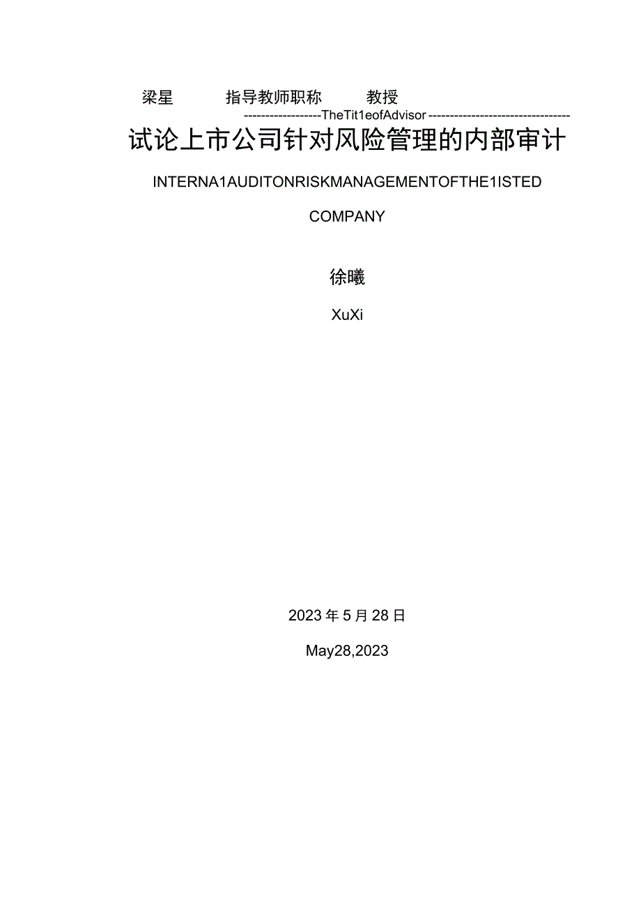 上市公司风险管理内部审计.docx_第2页