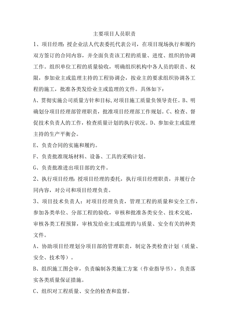 主要项目人员职责.docx_第1页