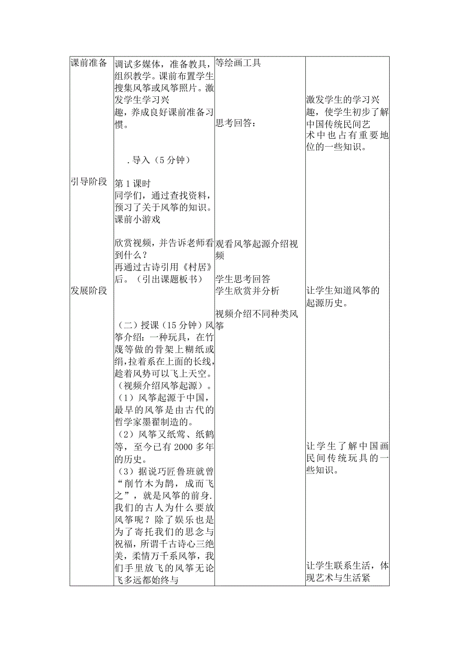 五年级第15课《风筝的魅力》教学设计.docx_第3页