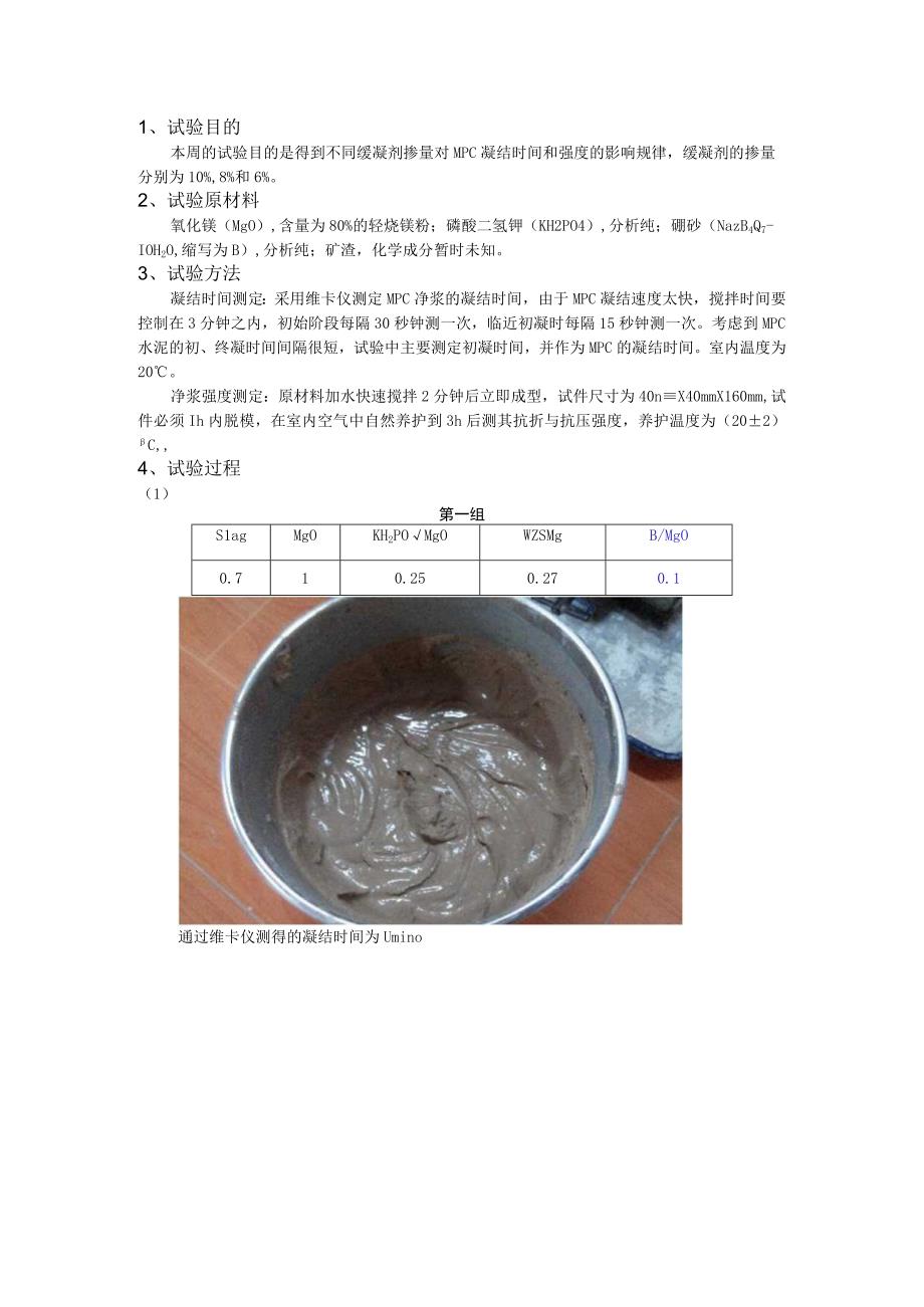 不同缓凝剂掺量对MPC凝结时间和强度的影响规律.docx_第1页