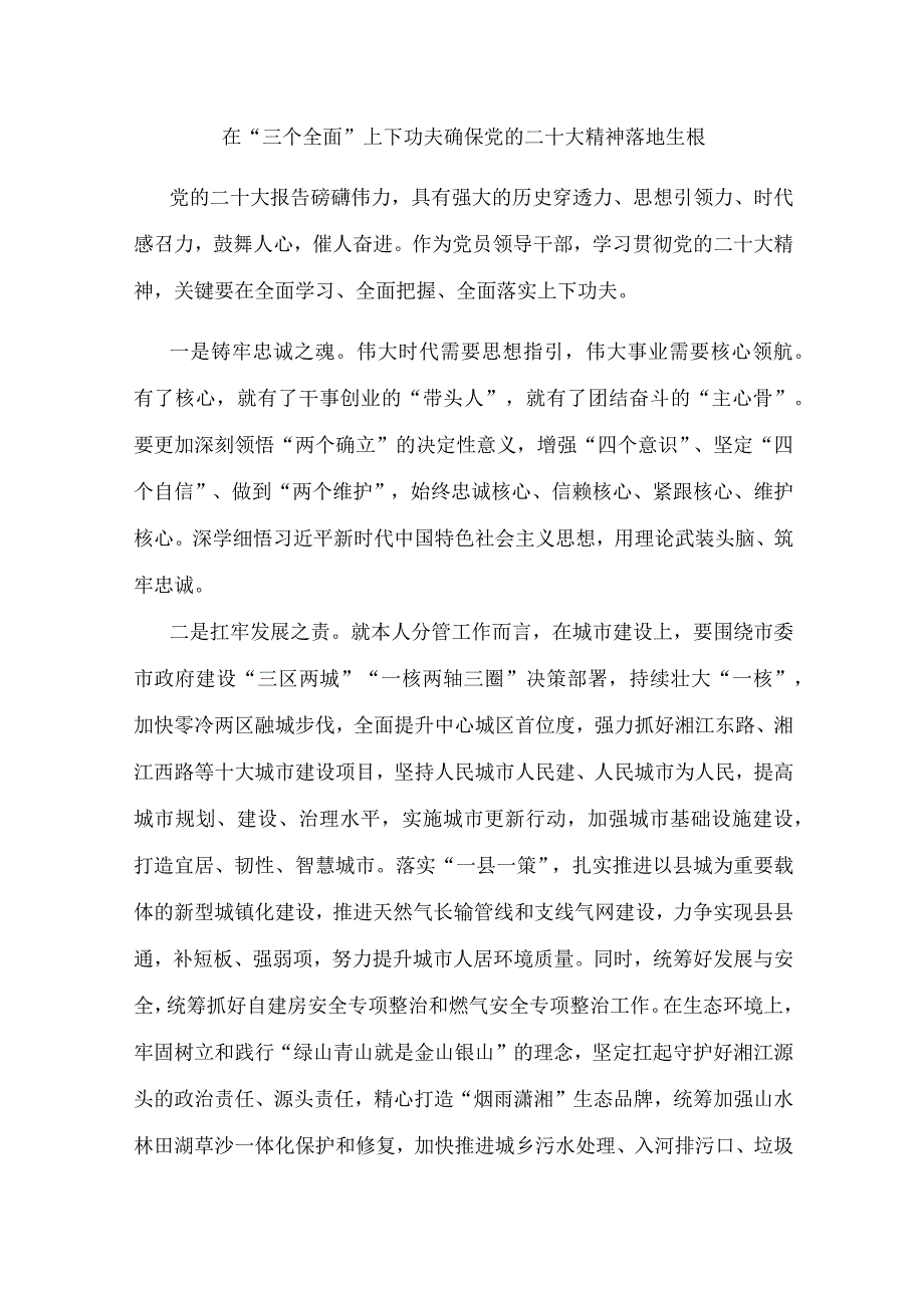 学习二十大精神发言材料汇编.docx_第3页