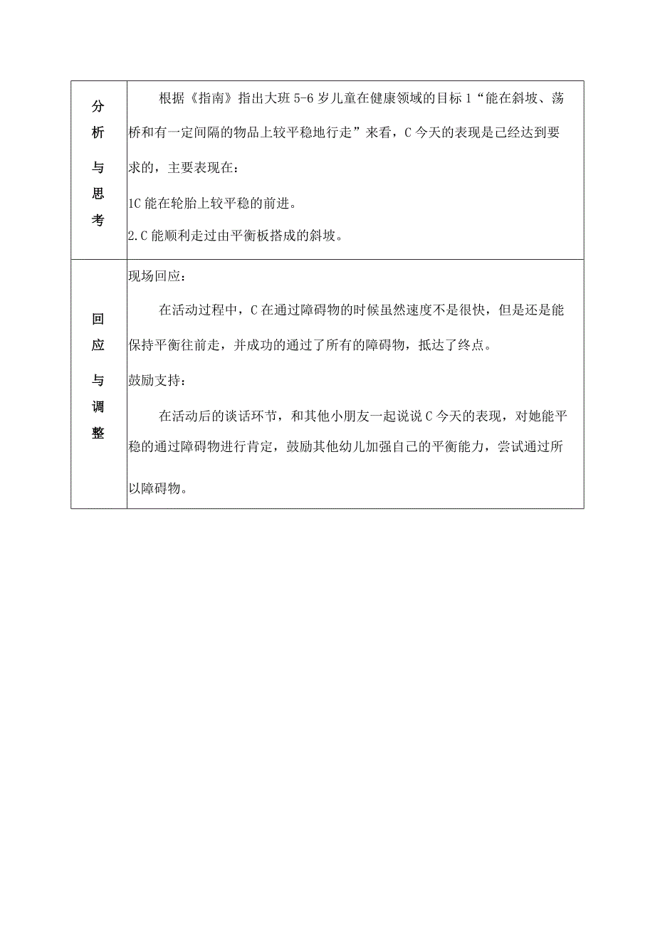 大班户外区域活动观察记录丛林探险.docx_第2页