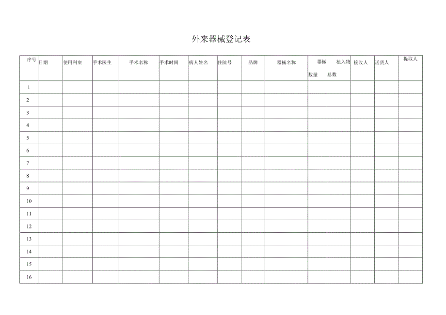 外来器械登记本.docx_第1页