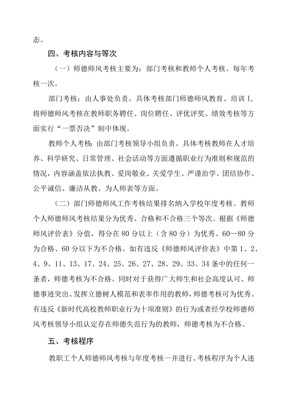 学校师德师风考核方案（2022年）.docx_第2页