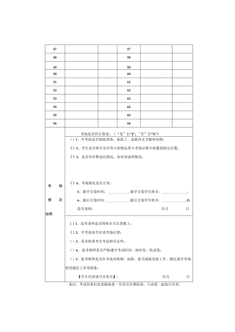 学院考场情况登记表.docx_第2页