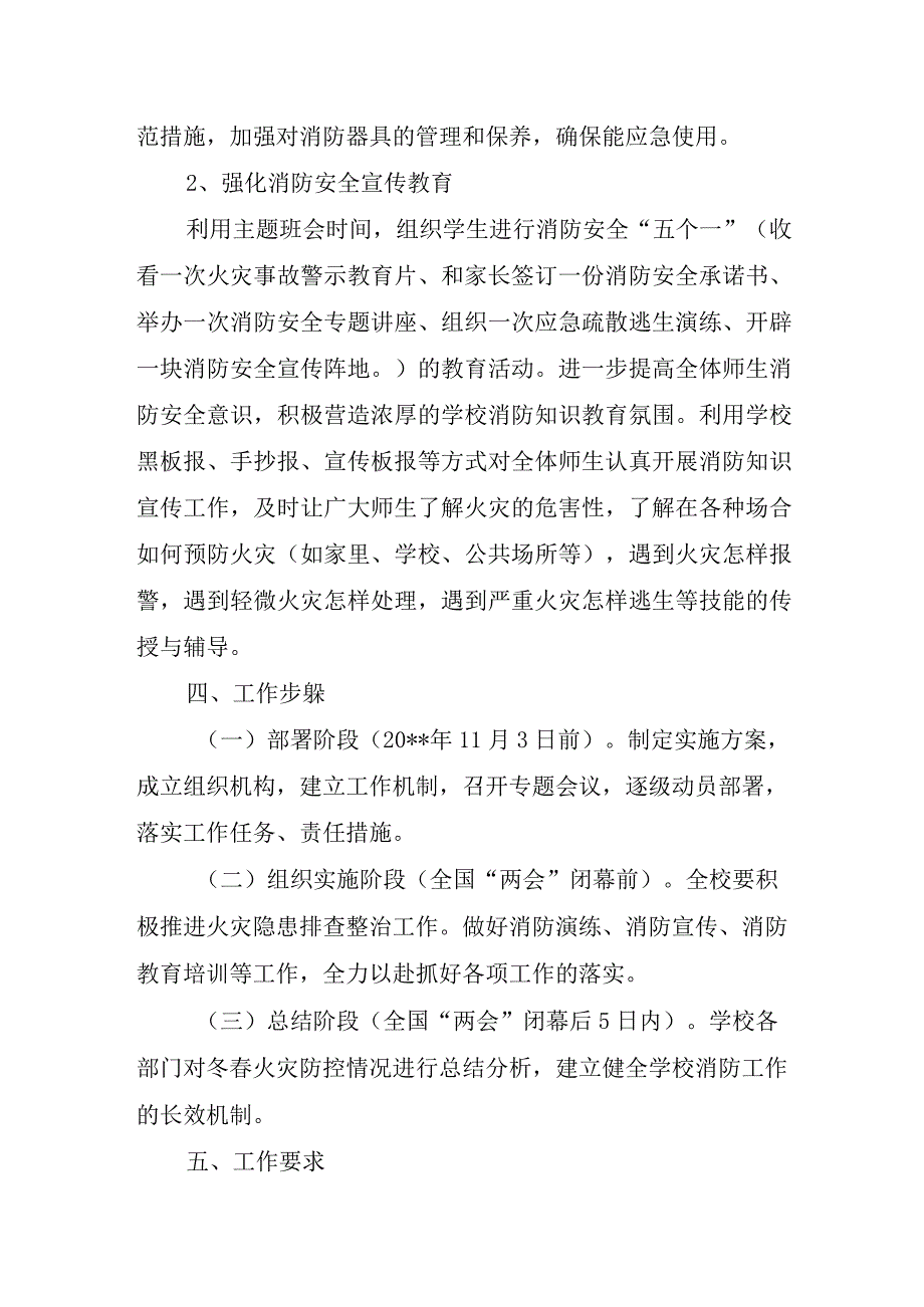 学校冬春火灾防控工作实施方案.docx_第2页