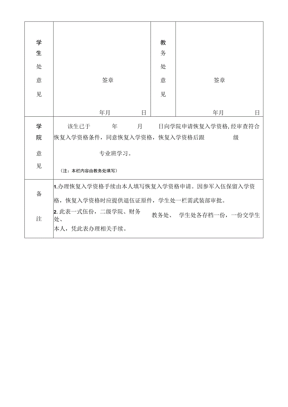 学院学生恢复入学资格申请表.docx_第2页