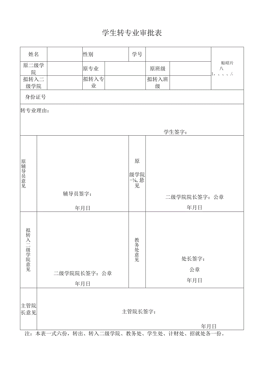 学生转专业审批表.docx_第1页