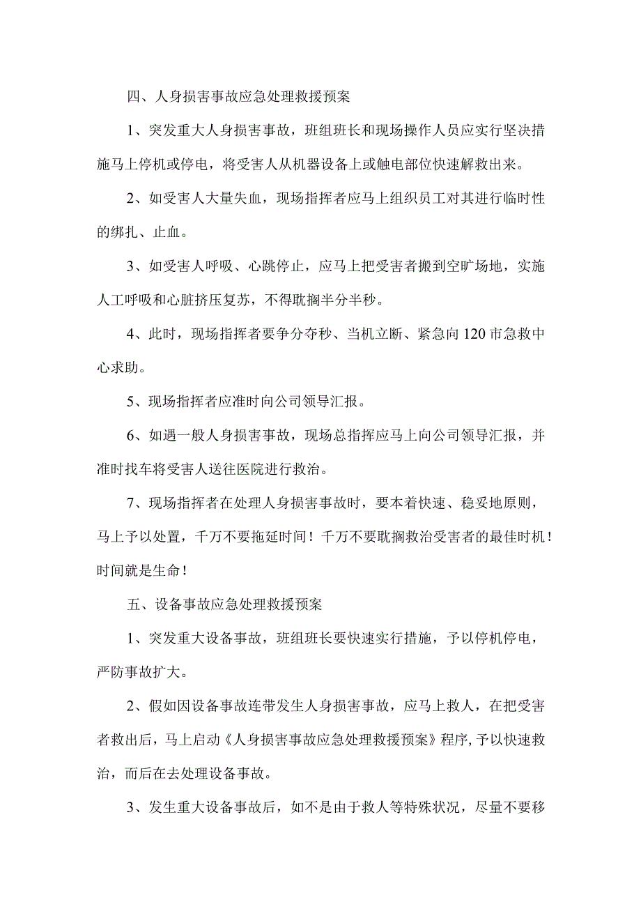 安全生产应急预案的模板.docx_第3页