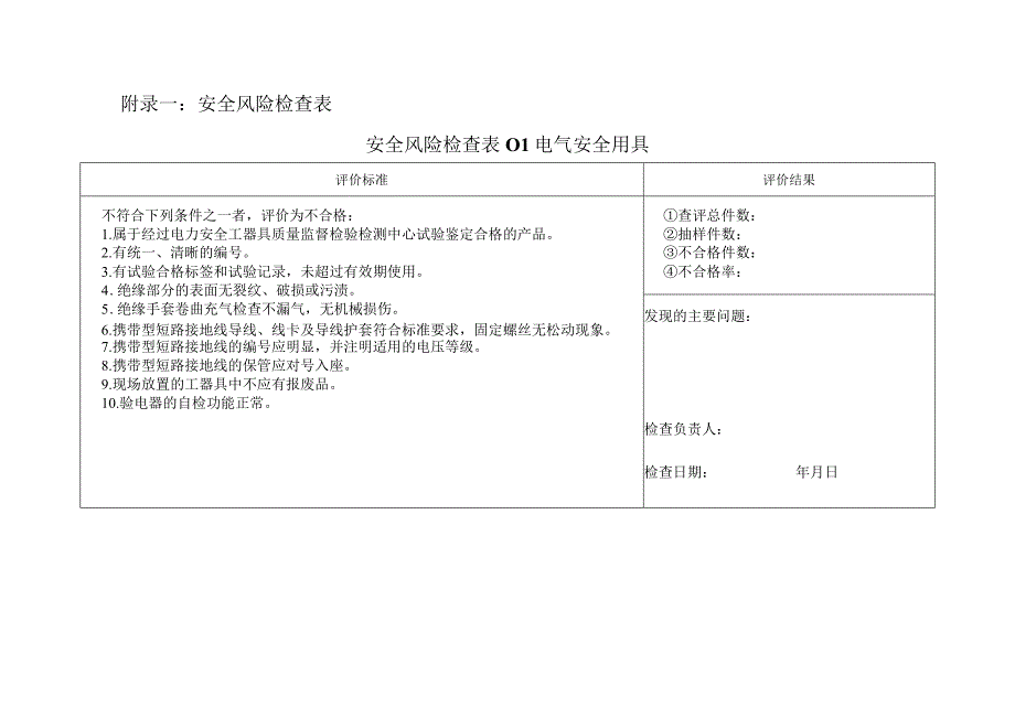 安全隐患排查表（专业性每半年至少一次).docx_第1页