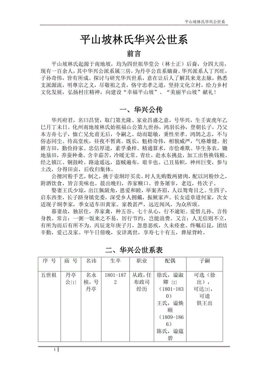 平山坡林氏华兴公世系.doc_第1页