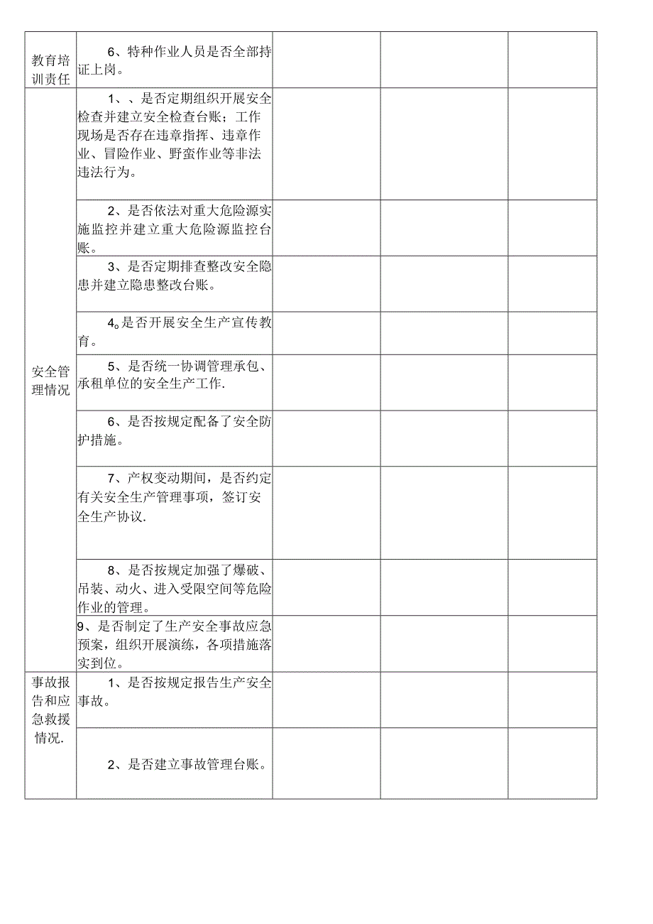 完整版安全隐患排查检查表.docx_第3页