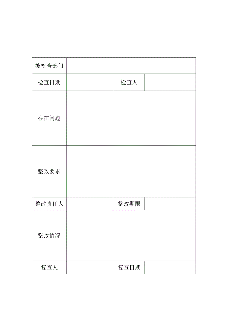 安全生产台账——日常检查整改记录表.docx_第2页