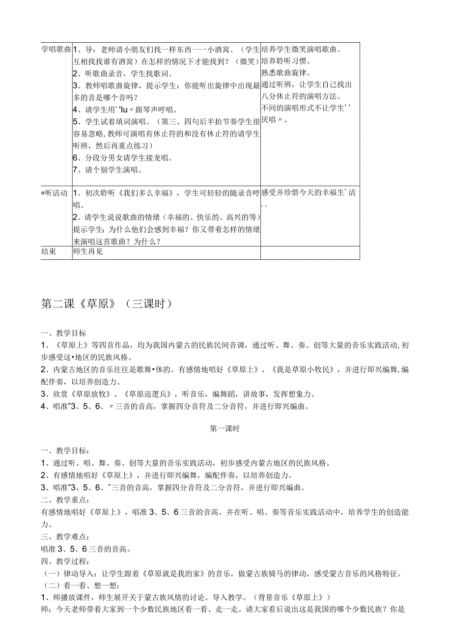 小学音乐三年级上册音乐教案.docx_第2页