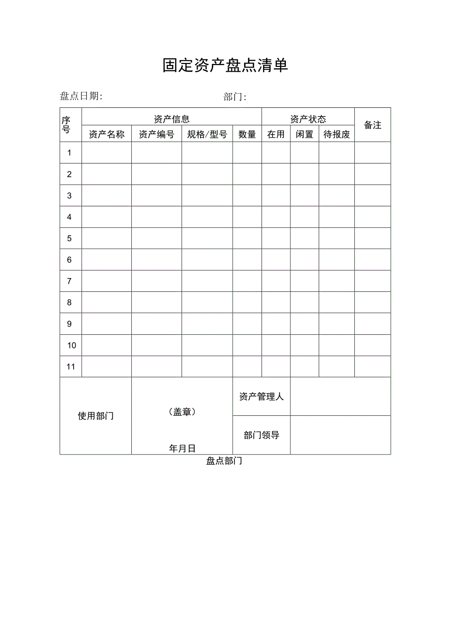 固定资产管理台账模板.docx_第2页