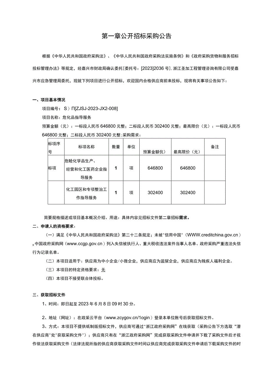 危化品指导服务招标文件.docx_第3页