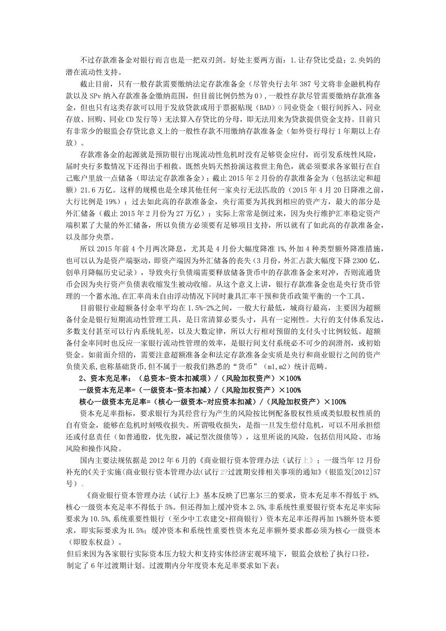 商业银行各类监管指标和管理指标汇总终极版银行人必读干货总结.docx_第2页