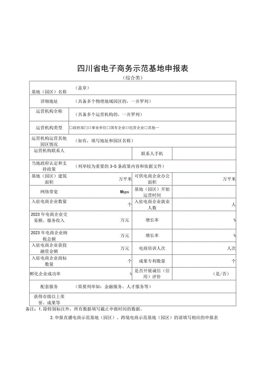 四川2023年省级电子商务示范基地综合评价书模板.docx_第3页