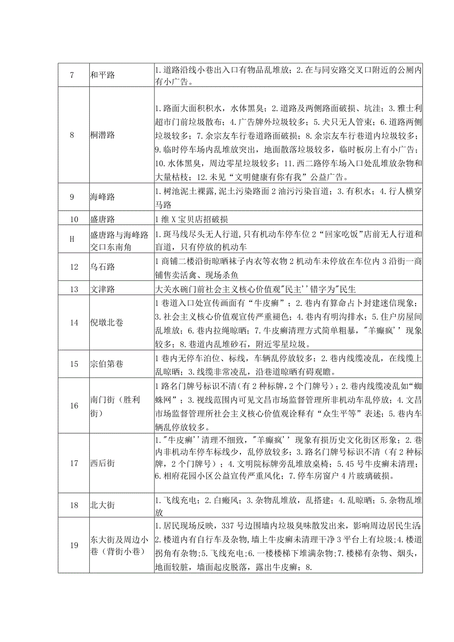 创城市实地测评问题清单模板.docx_第2页