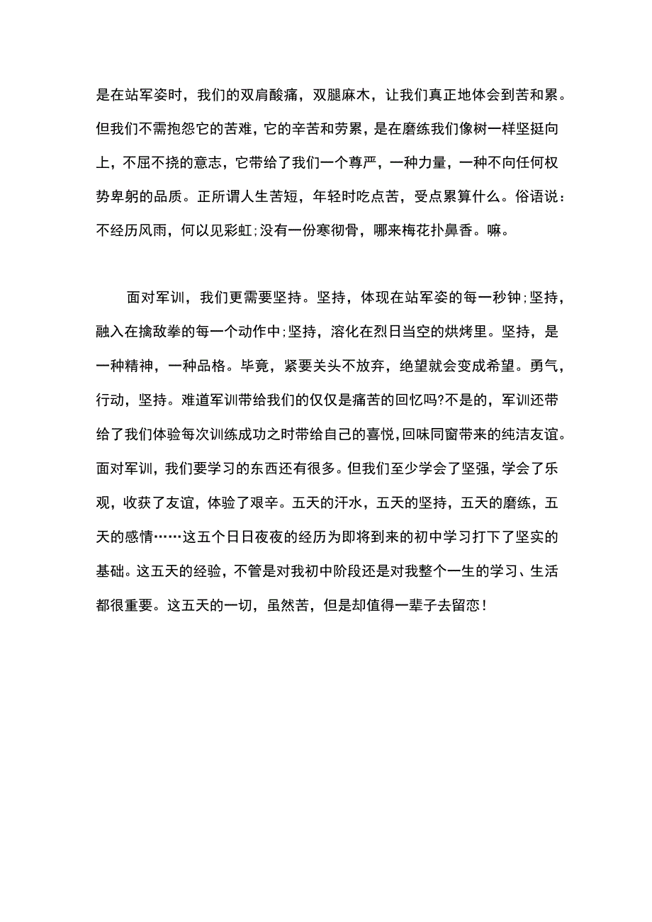 最新文档初一军训总结900字.docx_第3页