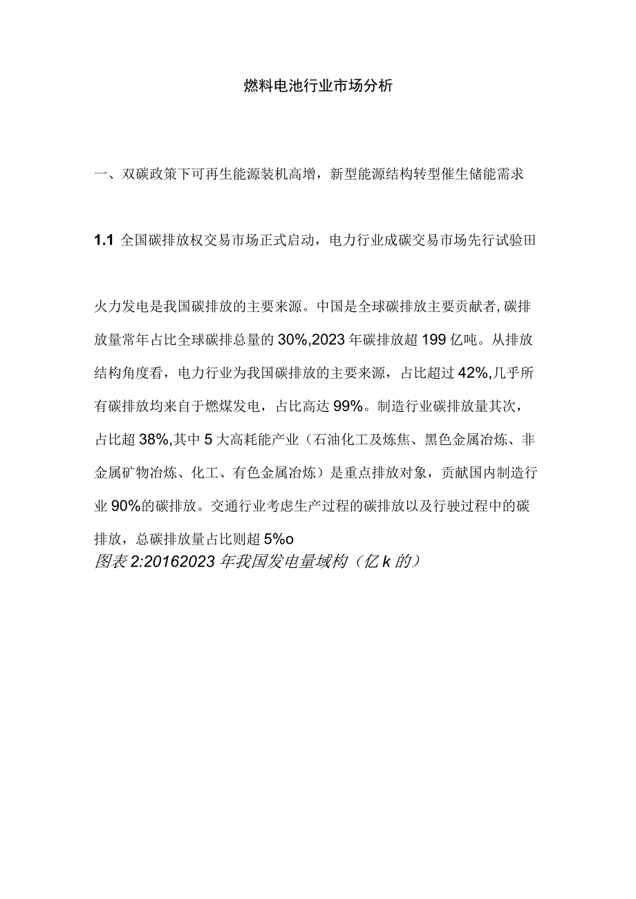 燃料电池行业市场分析.docx_第1页