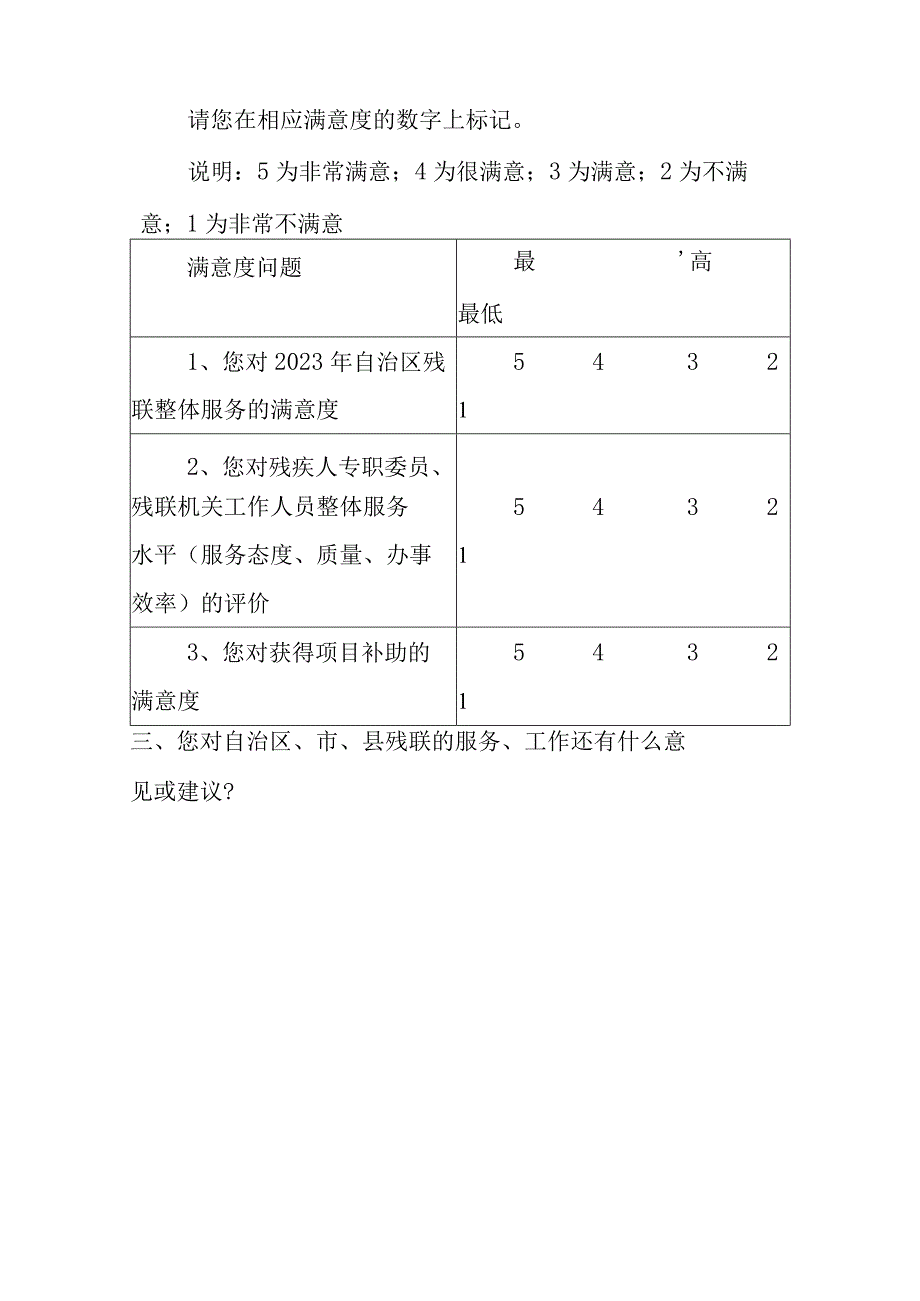 残疾人事业发展专项资金受益对象满意度调查问卷.docx_第2页