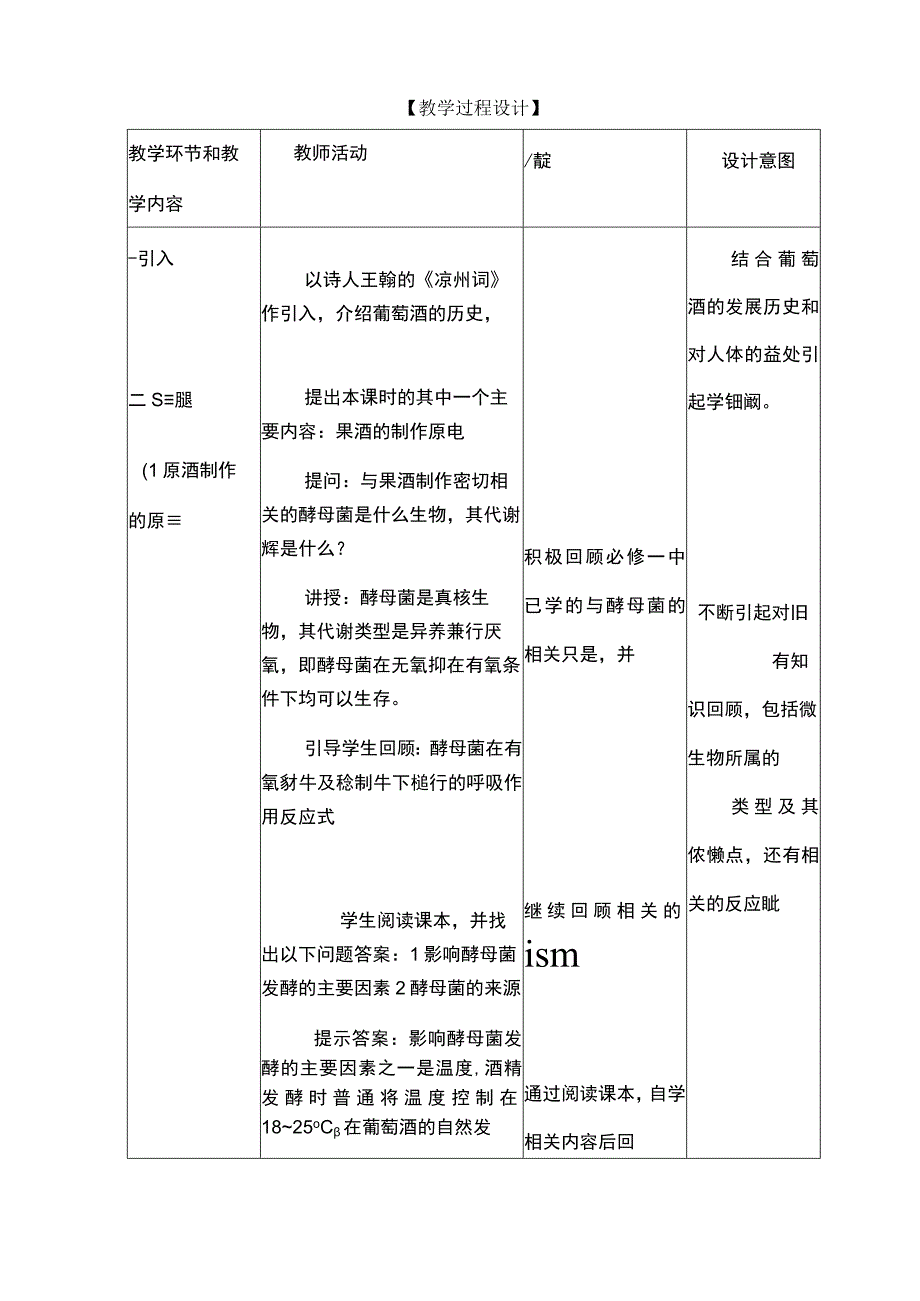 果酒和果醋的制作公开课教案.docx_第2页