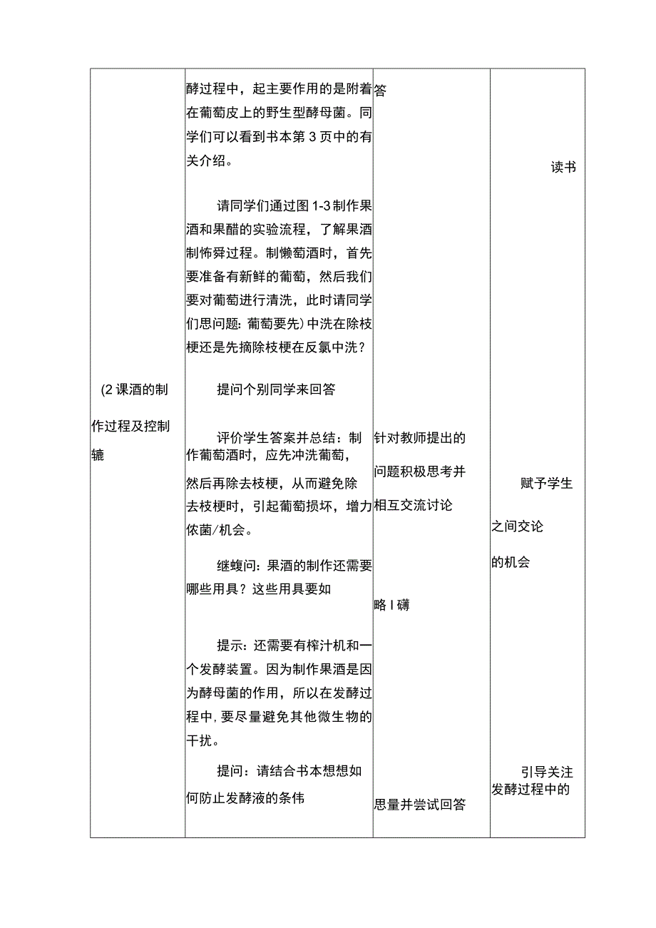 果酒和果醋的制作公开课教案.docx_第3页