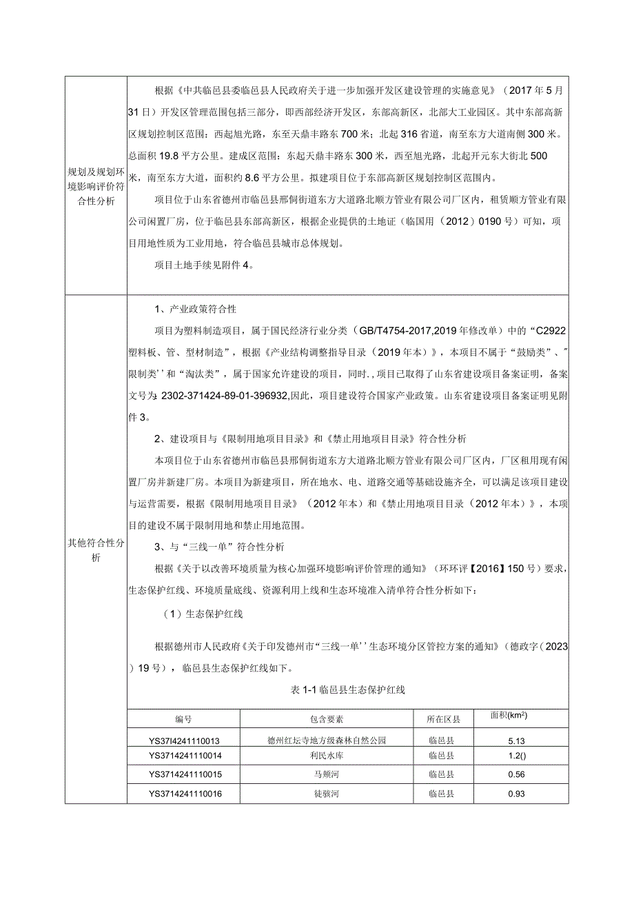 年产9500吨加筋聚乙烯PE复合管管材燃气给水排水建设项目环评报告表.docx_第3页