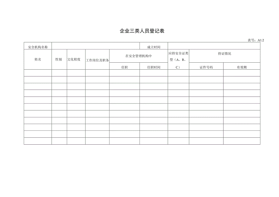 安全生产管理台帐表格.docx_第3页