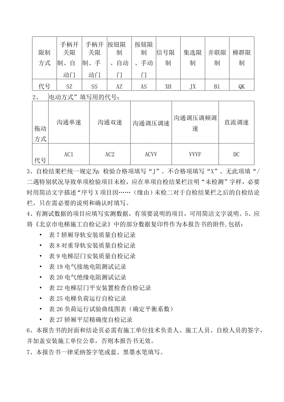 电梯监督检验自检报告书.docx_第2页