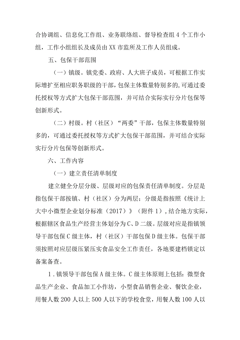 XX镇建立健全分层分级精准防控末端发力终端见效工作机制推动食品安全属地管理责任落地落实实施方案.docx_第3页