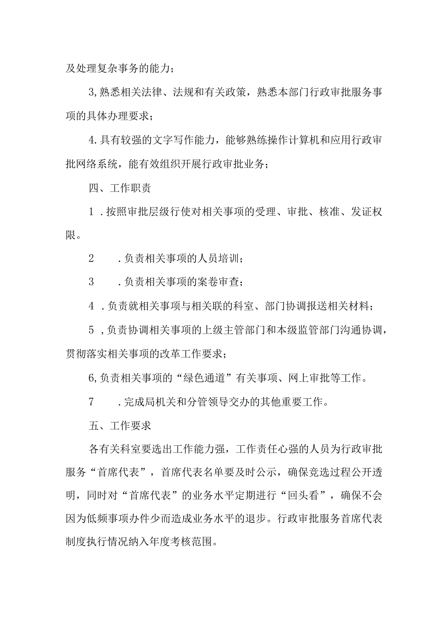 XX市行政审批服务局首席代表团队工作方案.docx_第2页