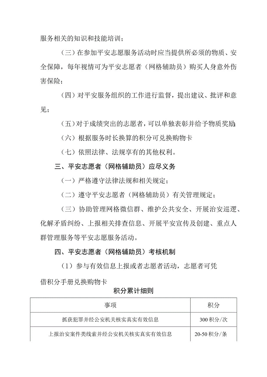 XX镇平安志愿者网格辅助员实施细则.docx_第2页