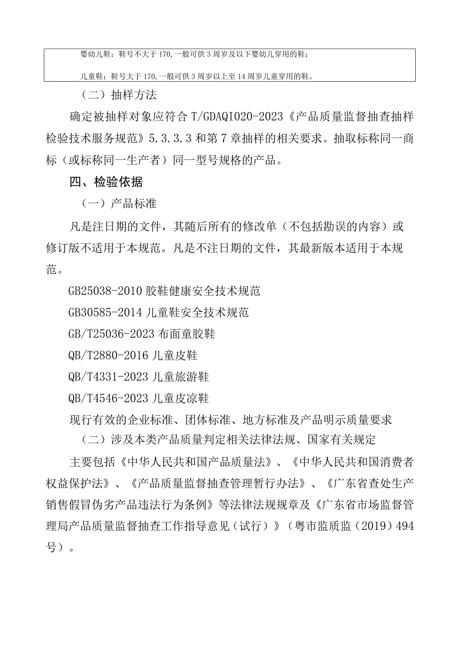 35佛山市童鞋产品质量监督抽查实施细则2023版.docx_第2页