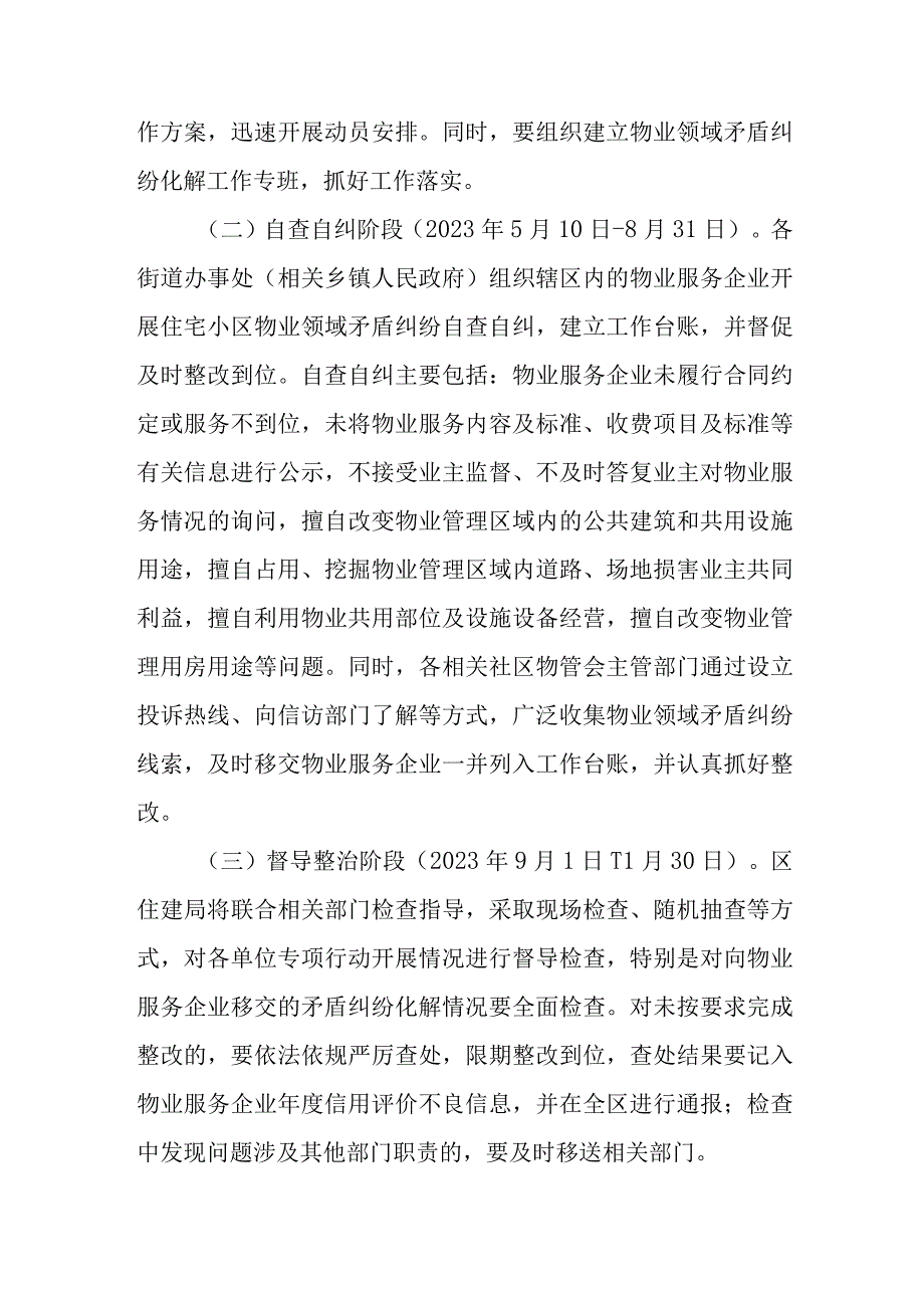 XX区物业领域矛盾纠纷化解专项行动实施方案.docx_第3页