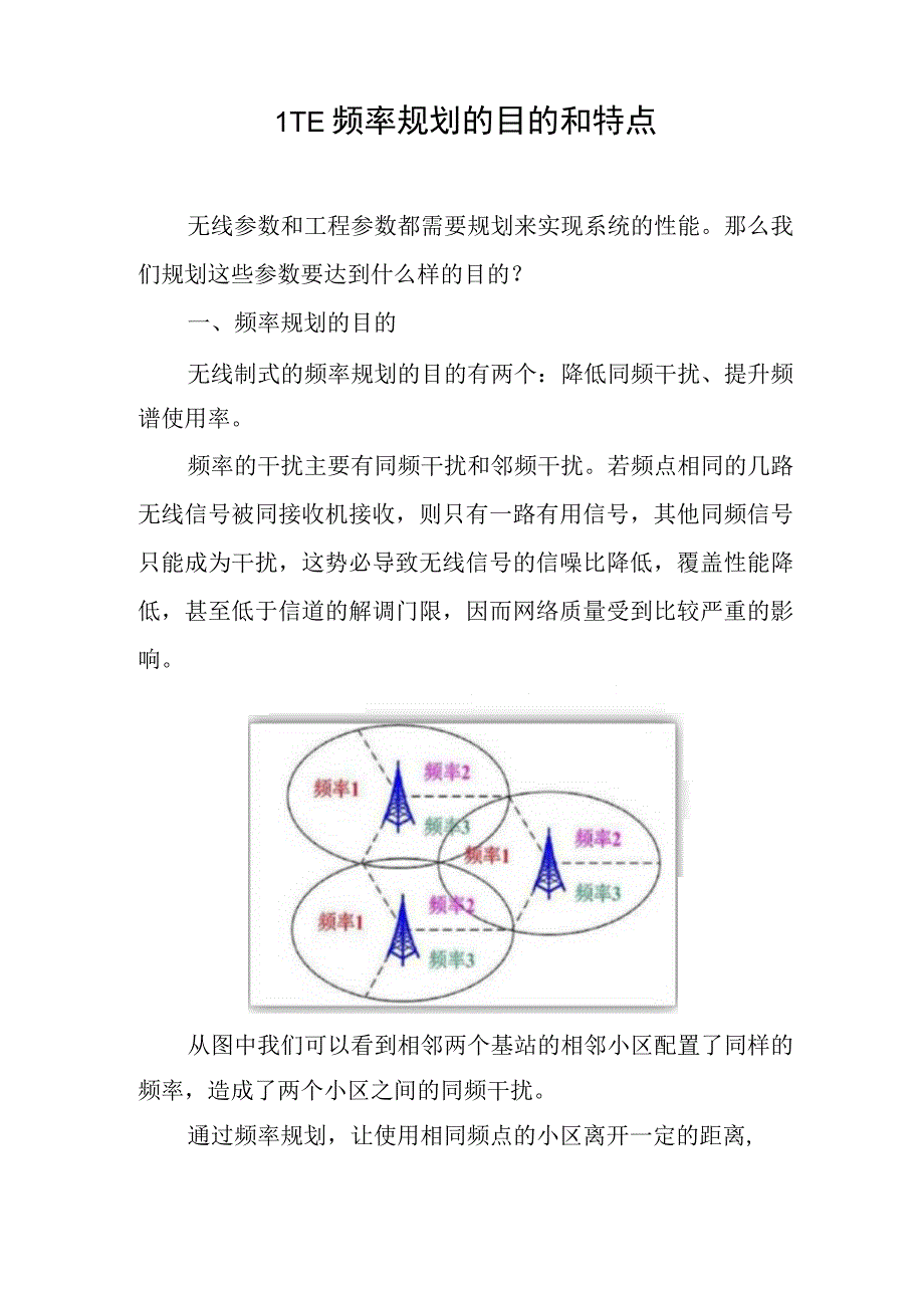 LTE频率规划的目的和特点.docx_第1页