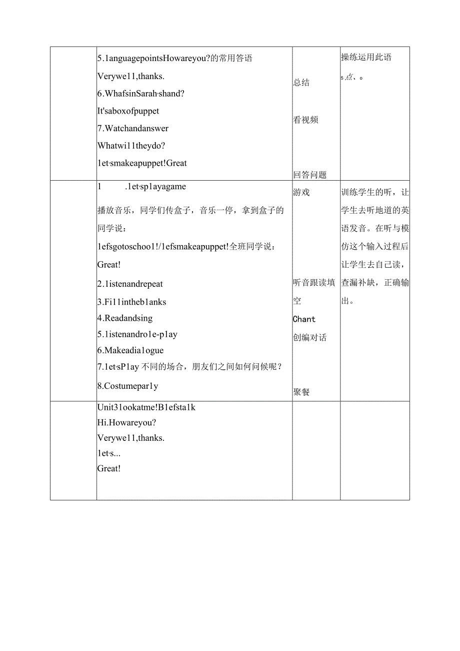 人教PEP三年级上册Unit3 Look at me B let's talk教案.docx_第2页