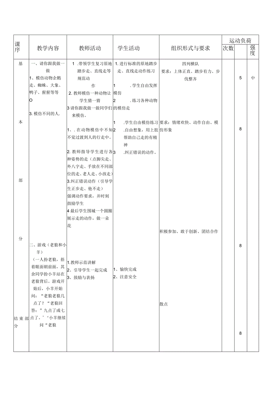 各种姿势的走教案公开课教案教学设计课件资料.docx_第2页