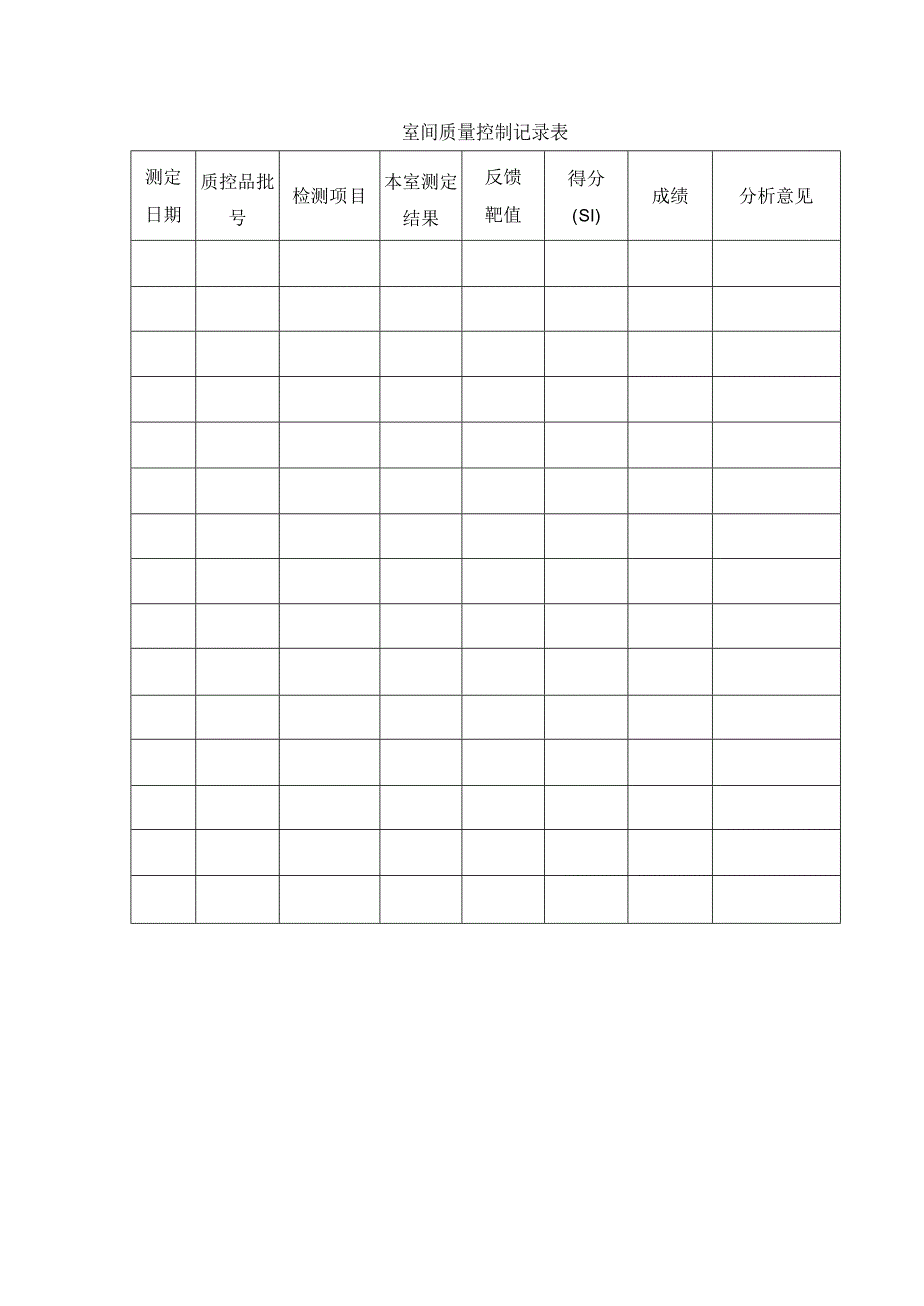 室间质量控制记录表.docx_第1页