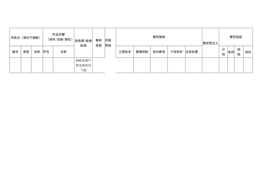 新材料科技有限公司液化气钢瓶安全风险分级管控清单.docx_第3页