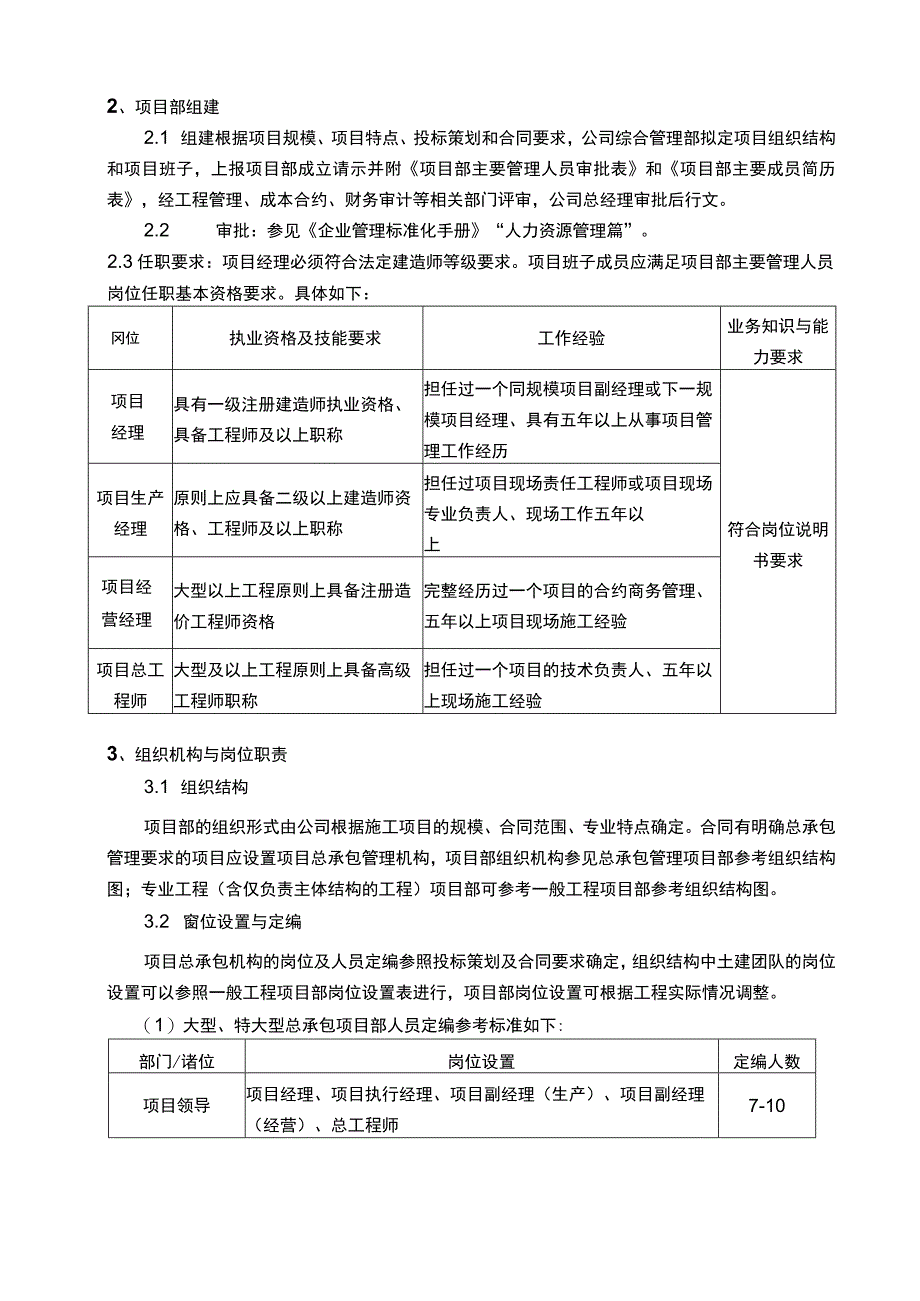 建筑工程项目部组织管理规范说明.docx_第2页