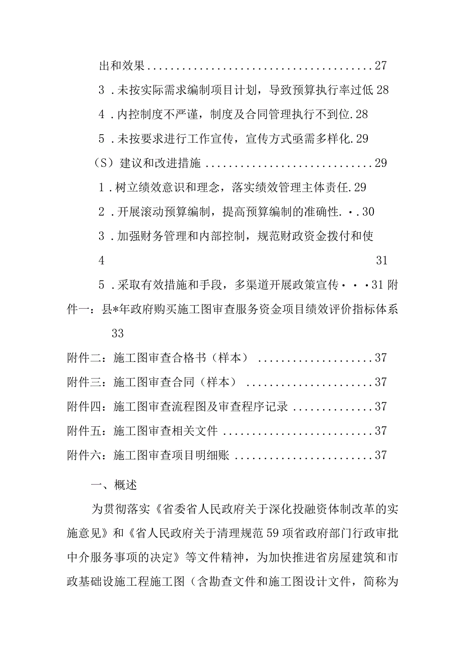 政府购买施工图审查服务资金项目支出绩效评价报告最新分享.docx_第3页