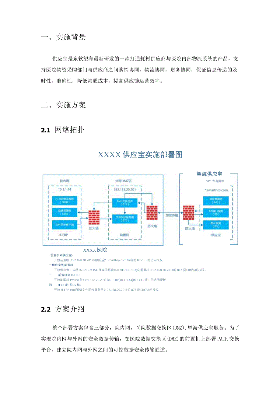 方案讲解演示版_供应宝实施部署方案防火墙1.docx_第3页