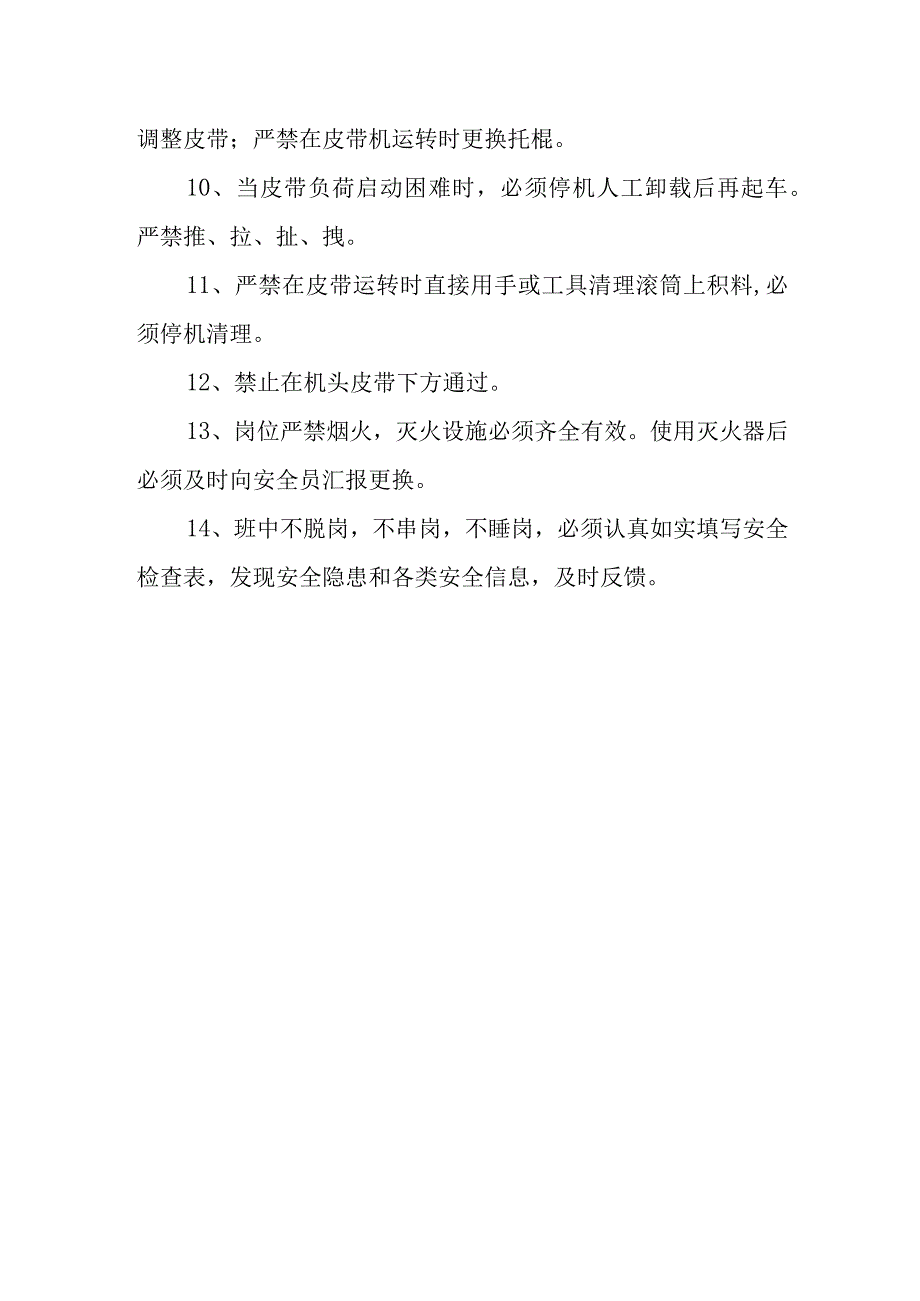 炼铁厂烧结S8皮带机安全规程.docx_第2页