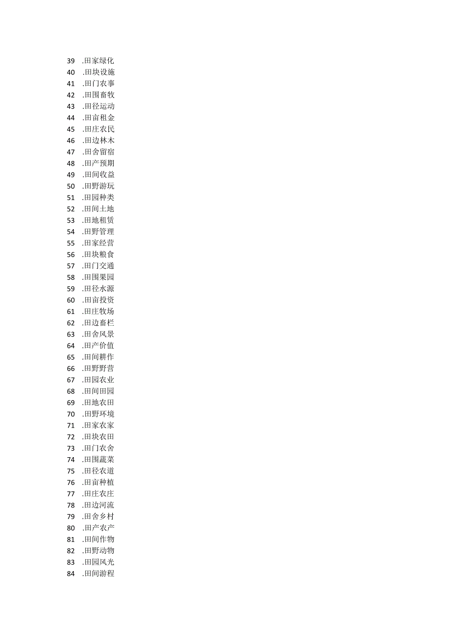 田的组词100个.docx_第2页