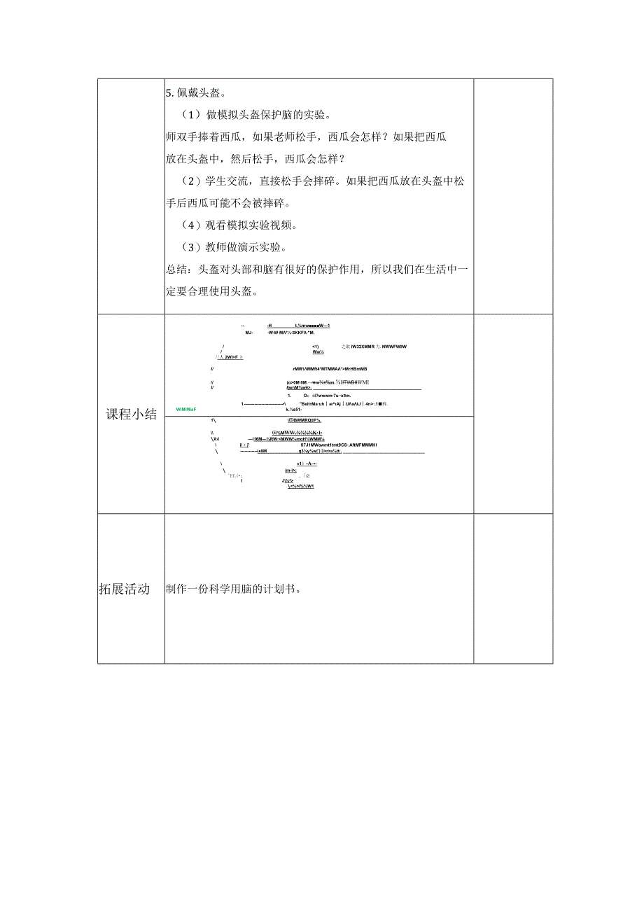 科学青岛版五年级下册2023年新编3 保护脑 教案.docx_第3页